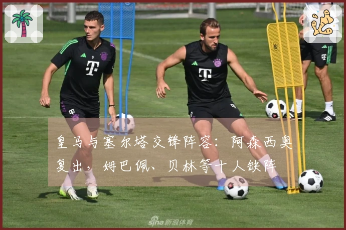 皇马与塞尔塔交锋阵容：阿森西奥复出，姆巴佩、贝林等十人缺阵